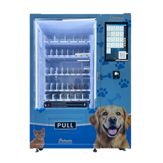 WEIMI Big Bapacity Pet Vending Machine With Card Reader And Custom Locker