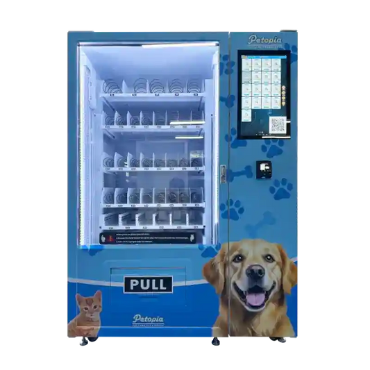 WEIMI Big Bapacity Pet Vending Machine With Card Reader And Custom Locker