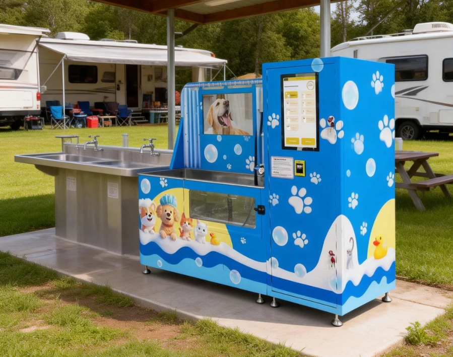  Dog Wash Machine in Campsites