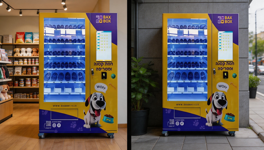 If I Buy a Pet Vending Machine, Should I Place It Outside or Inside the Store? What Products Should I Sell?
