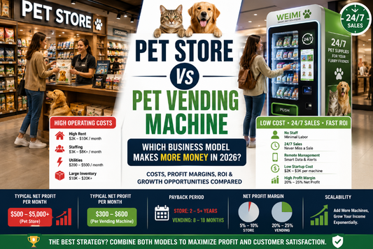 PET STORE VS PET VENDING MACHINE