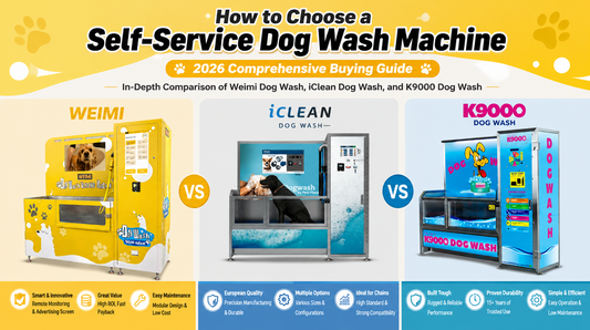 In-Depth Comparison of Weimi Dog Wash, K9000, and iClean Dog Wash