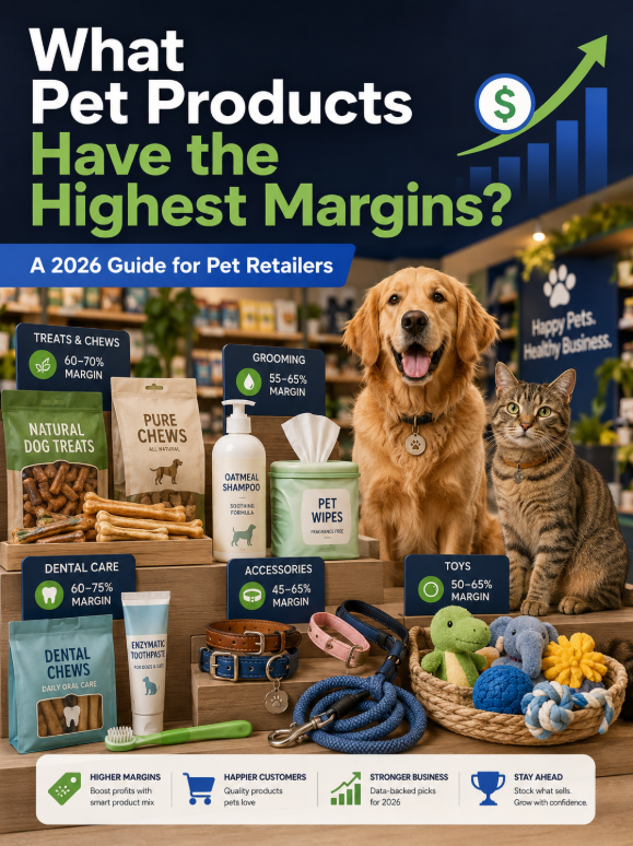 What Pet Products Have the Highest Margins? A Guide for Pet Store Owners