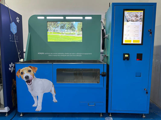 auto dog wash machine in swiss