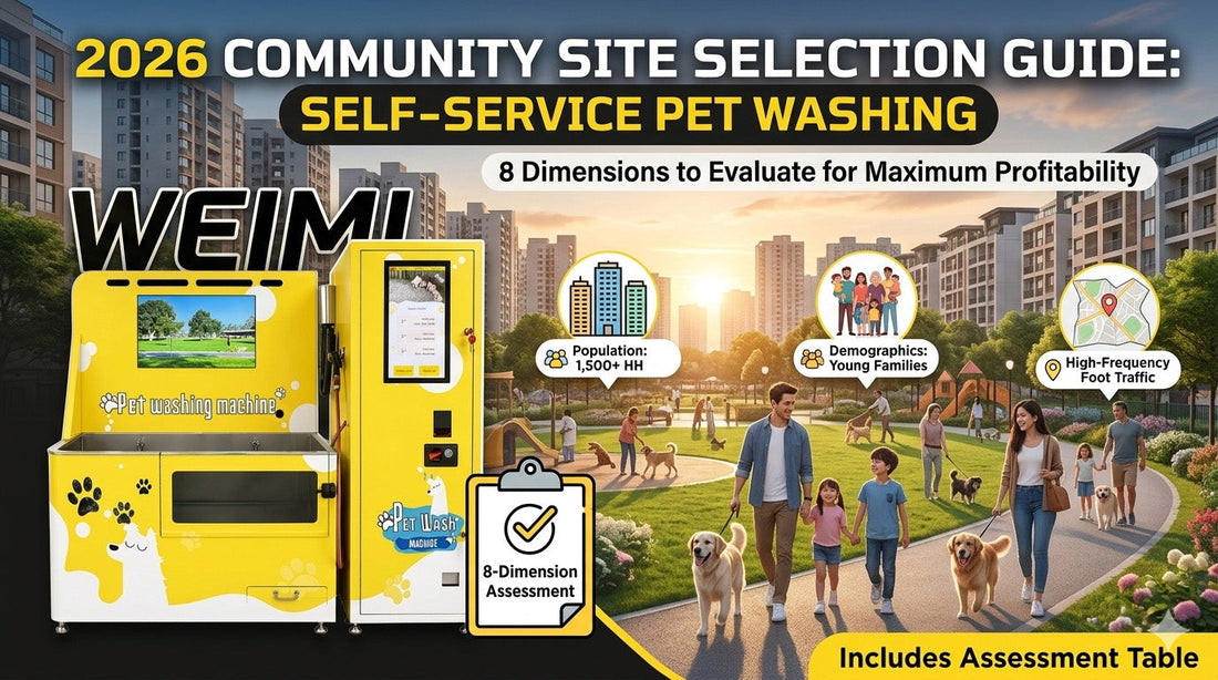 How to Determine Whether a Community Is Suitable for Installing Self-Service Pet Grooming Equipment? 2026 Practical Site Selection Guide for Pet Stores