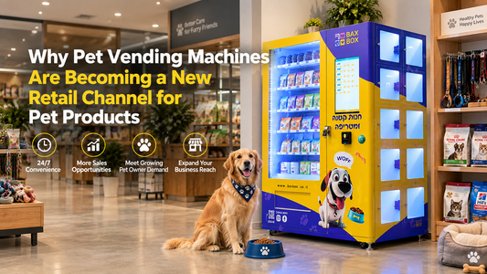 Why Pet Vending Machines Are Becoming a New Retail Channel for Pet Products