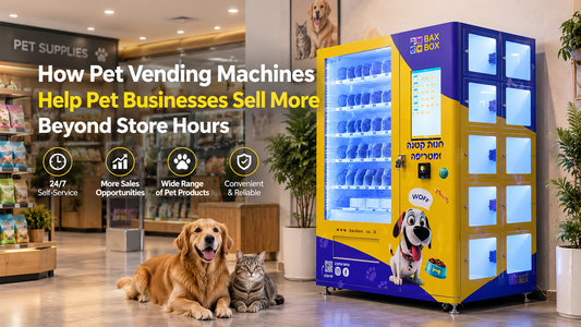 How Pet Vending Machines Help Pet Businesses Sell More Beyond Store Hours
