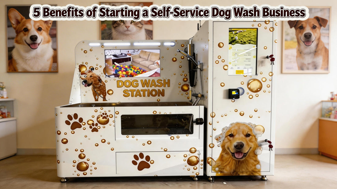 5 Benefits of Starting a Self-Service Dog Wash Business