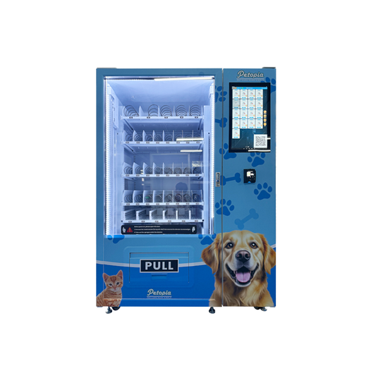 Big Bapacity Pet Vending Machine With Card Reader And Custom Locker
